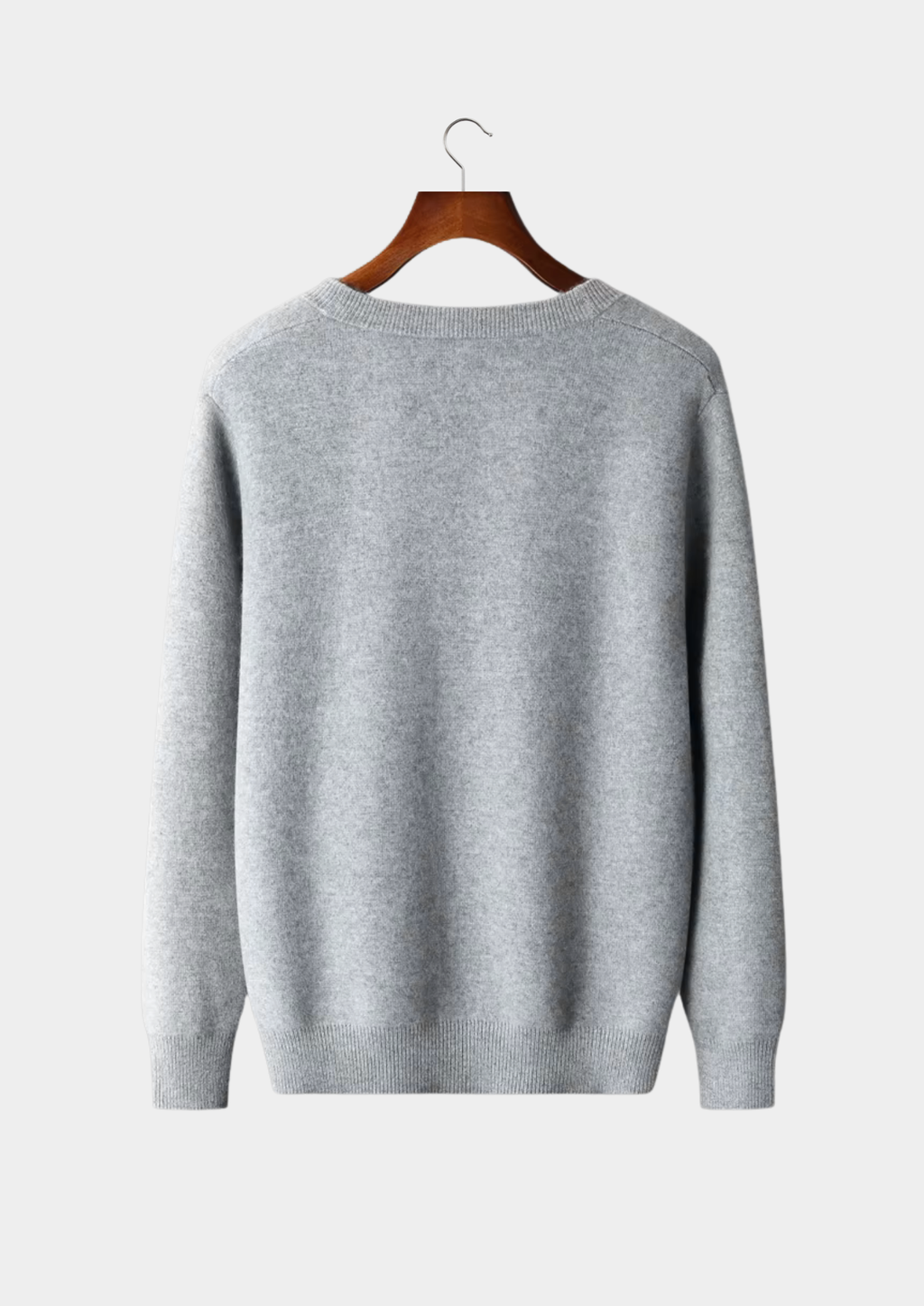 Men’s Cardigan with Long Sleeves and Front Opening