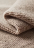 Men’s Two-Tone Knit Polo Sweater with Zip Collar