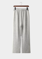 Men’s Wide Leg Knit Pants with Drawstring Waist