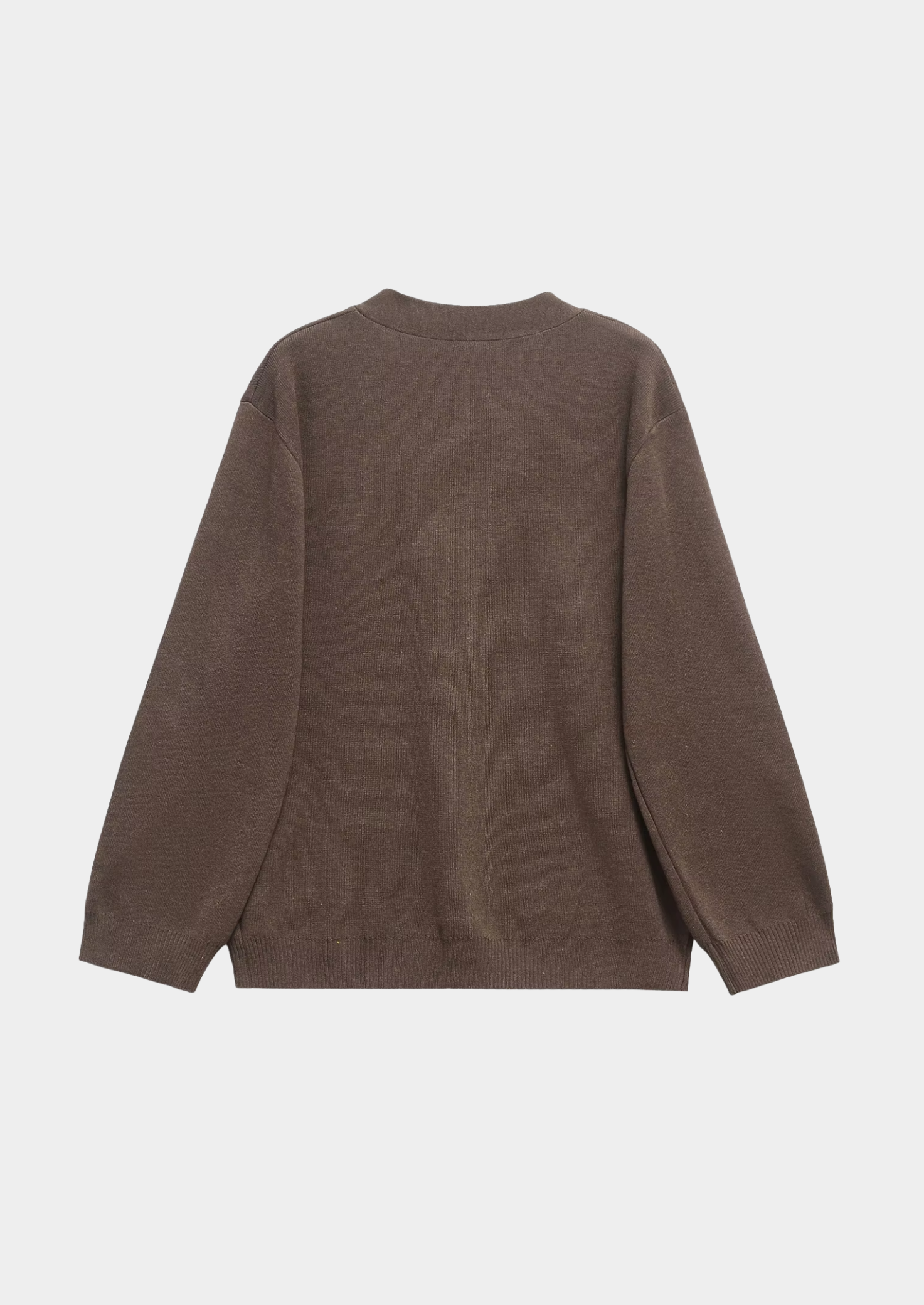 Women’s Knit Cardigan with V-Neck and Button Front