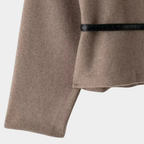 Women’s Wrap V-Neck Knit Cardigan with Belt Closure